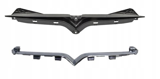 фото №1, Tesla модель s 16- решітка радіатора перед хром + каркас новий