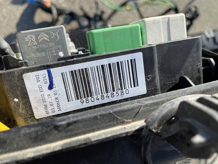 фото №9, Джгут установка камери двигуна citroen c4 picasso ii 2 spacetourer