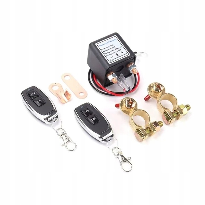 фото №13, Вимикач струму hebel акумулятора реле автомобільного 12v 250a+pilota