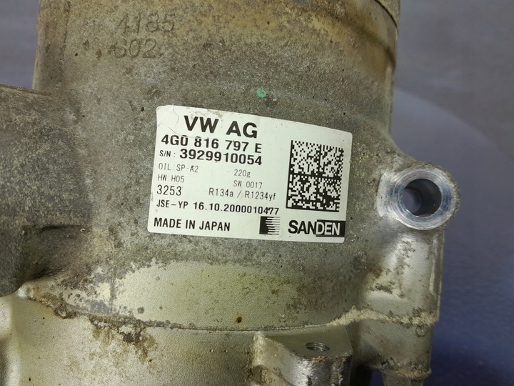 фото №6, Audi q7 ii 4m рестайлинг 3.0 tfsi hyb компрессор компрессор кондиционера 4g0816797e