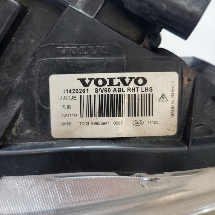 фото №15, Volvo v60 s60 рестайлинг фара левая bi ксенон 31420261