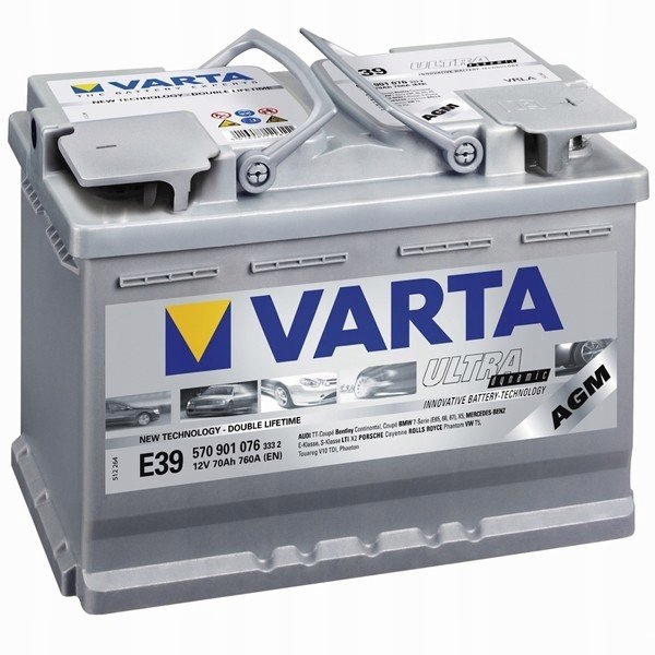 VARTA SILVER E39 AGM START STOP 70AH 760A 37110-1p562 {{product_id}}