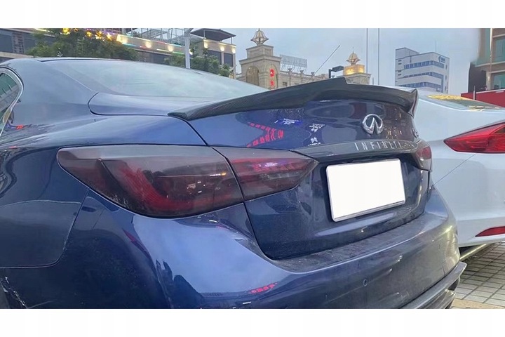 фото №7, Спойлер na крышка багажника спойлер do infiniti q50 2013+ чёрный блеск abs sobmart