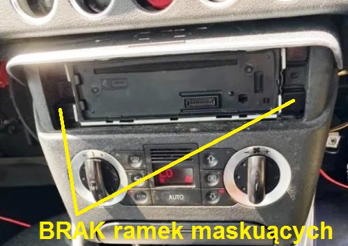 фото №6, Audi tt 1998-2006 рамки maskujące магнітола 1din 61340