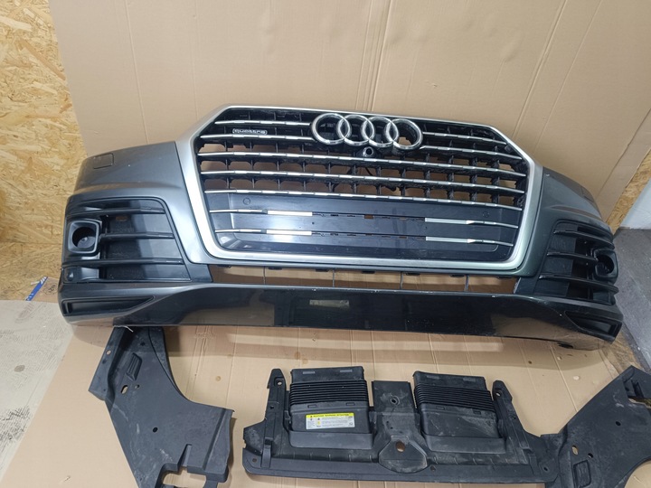 фото №7, Перед комплектний крило капот бампер повний led audi q7 4m s-line