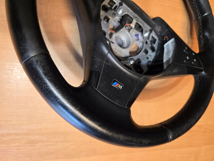 фото №8, Bmw e60 e61 e63 рестайлінг кермо м-пакет шкіряний мультифункція старт сплав