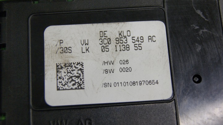 фото №10, Перемикач комбінований volkswagen passat b6 3c9953513r