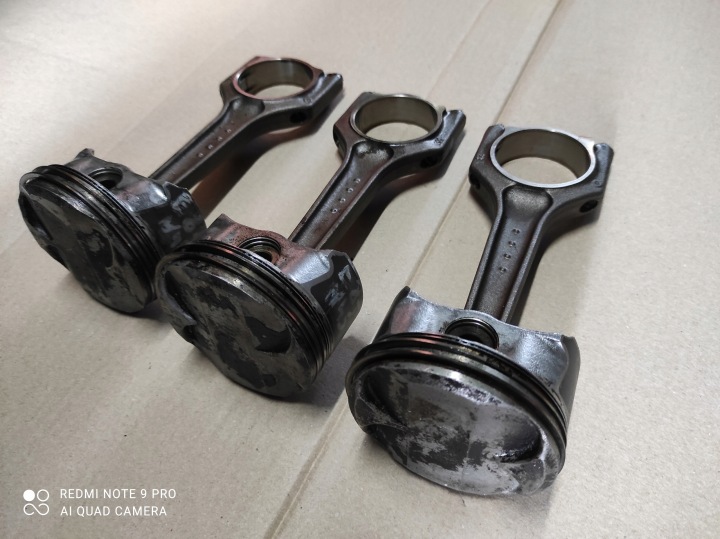 фото №15, Поршень двигуна bmw 1 e87 шатун 1.8i n45 2004–2011 запчастини вживані