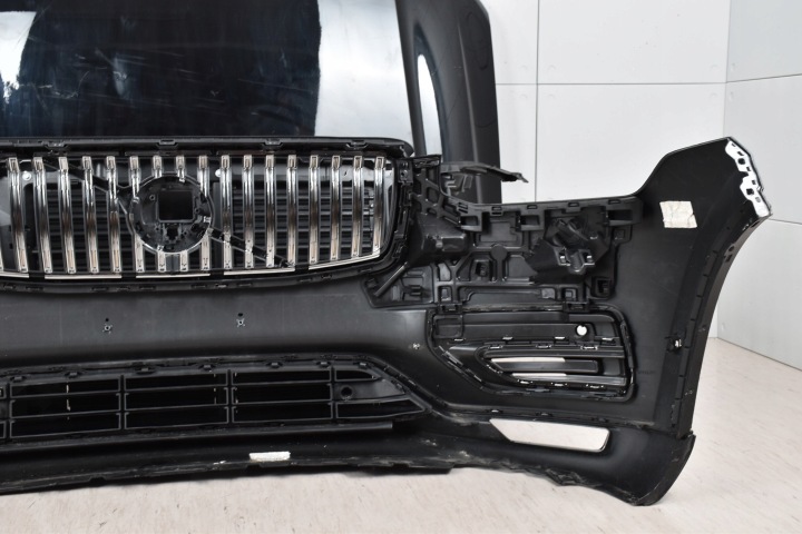 фото №10, Volvo xc90 2021- рестайлінг версія звичайна комплект запчастини спереду бампер капот pas