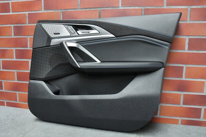 фото №7, Оббивка боковина двері праві права перед bmw x2 u10 harman синя нитка