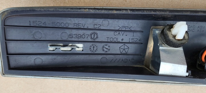 фото №15, Планка хром камера заднего хода лампочки номерного знака jeep grand cherokee iii wk1 оригинальный номер