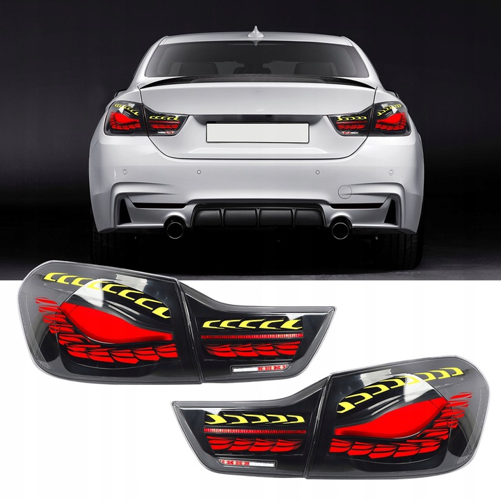 фото №11, Света задние led gts стиль v2 з динамическим поворотник для серии 4