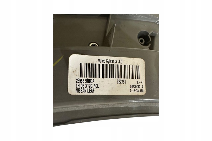 фото №8, Фара задня nissan leaf i ze0 265559rb0a