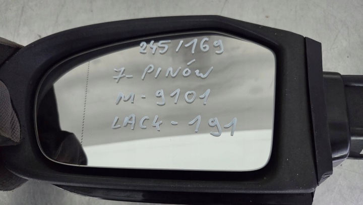 фото №7, Mercedes w169 w245 дзеркало ліве електричні 7pin lak. 191 m: 9101