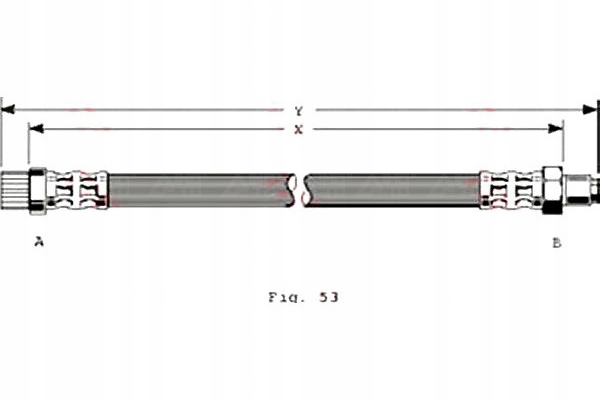 фото №1, Trw шланг гальмівний elast. citroen xm 2.0-3.0 05
