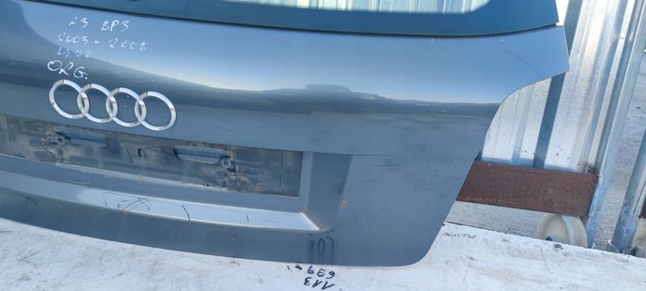 фото №11, Крышка зад audi a3 8p 3 -дверь lx7z 2003-2008 оригинал !!!