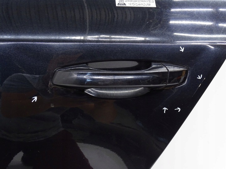 фото №5, Дверь левая левый зад skoda octavia iii 5e lb lf9r