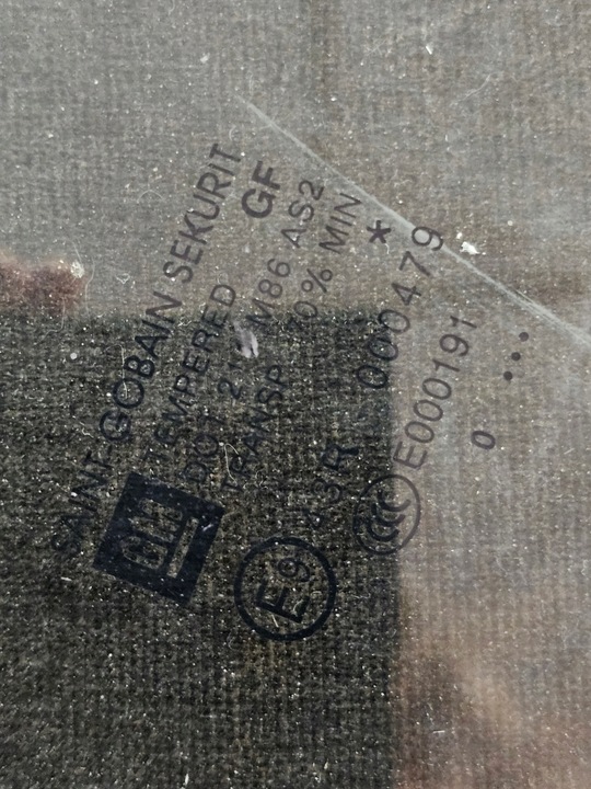 фото №3, Стекло правые зад opel meriva b ii 11' eu