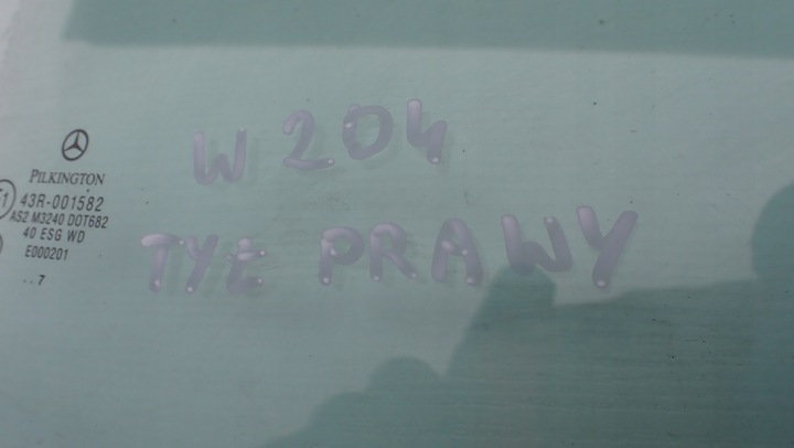 фото №5, Mercedes c w204 sedan скло двері праві зад