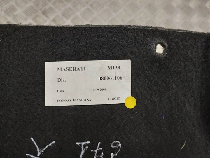 фото №11, Левая карта багажника maserati quattroporte v 080061106 4.2l бензин