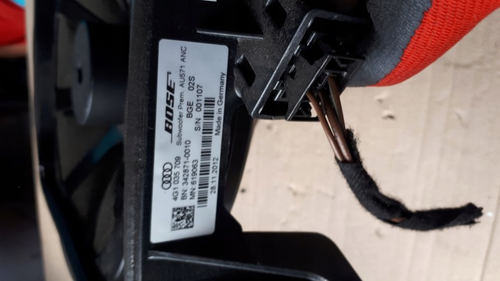 фото №8, S6 c7 4g a6 динамік сабвуфер bose 4g1035709 sedan