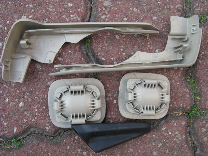 фото №9, Audi q7 4l рестайлінг plastyki сидінь w бежевий i сірий кольорі.