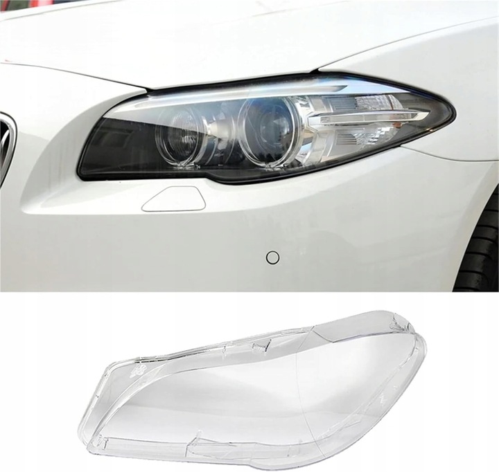 фото №1, Защита стекло фара плафон лампы bmw 5 f10 f11 ксенон led 2009-2017 левая