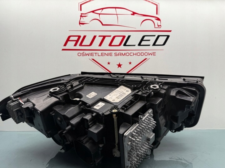 фото №12, Bmw 5 g30 g31 lci фара левая оригинал bmw led чёрный тень комплектная
