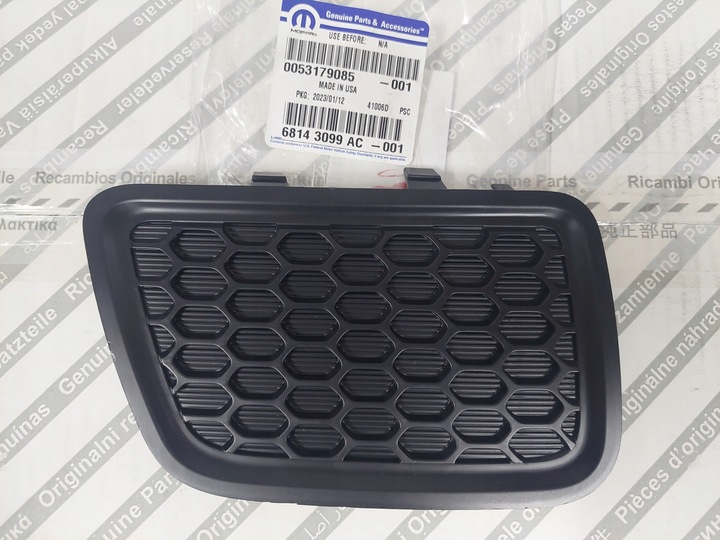 фото №1, Jeep grand cherokee wk2 13- решітка решітка заглушка бампера lh оригінал