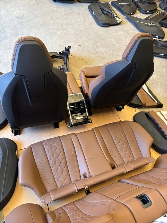 фото №12, Bmw 8 g16 m8 f93 сиденья салон merino taruma коричневый eu bowels