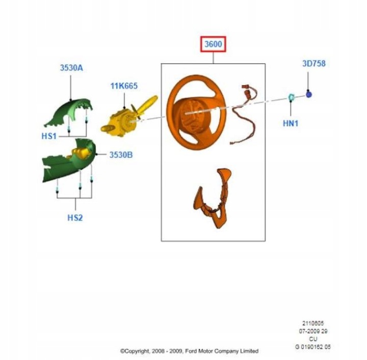 фото №8, Руль ford ka 08- 1573473