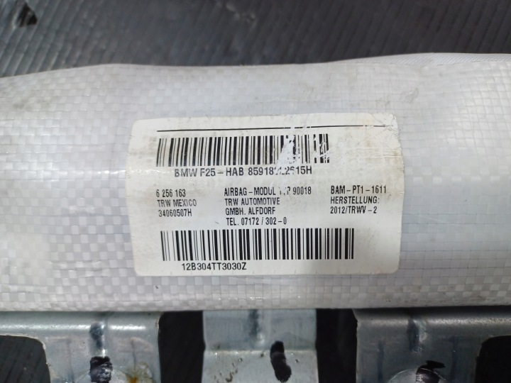 фото №9, Bmw x3 f25 2010 - 2015 повітряна подушка подушка  шторка права 6256163
