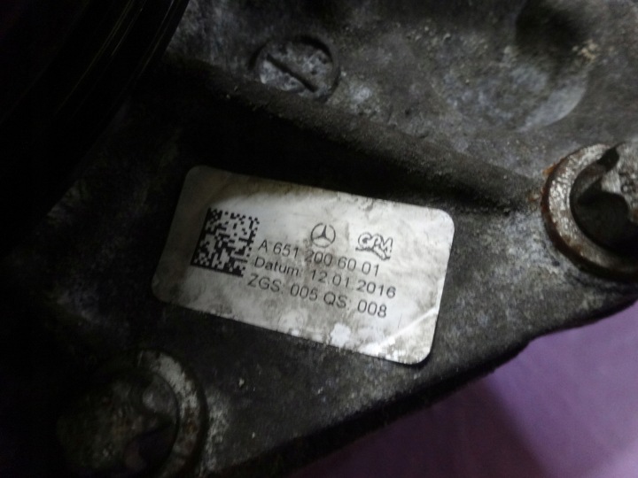 фото №5, Mercedes w205 2.2 cdi 17r 163km a6512006001 водяна помпа