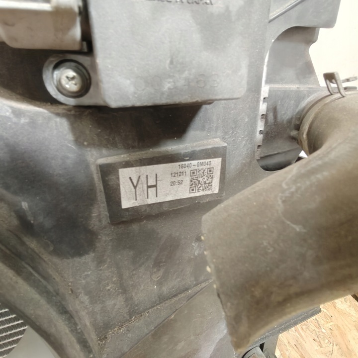 фото №12, Передняя панель радиатор вентилятор toyota yaris iii 1.5 гибрид