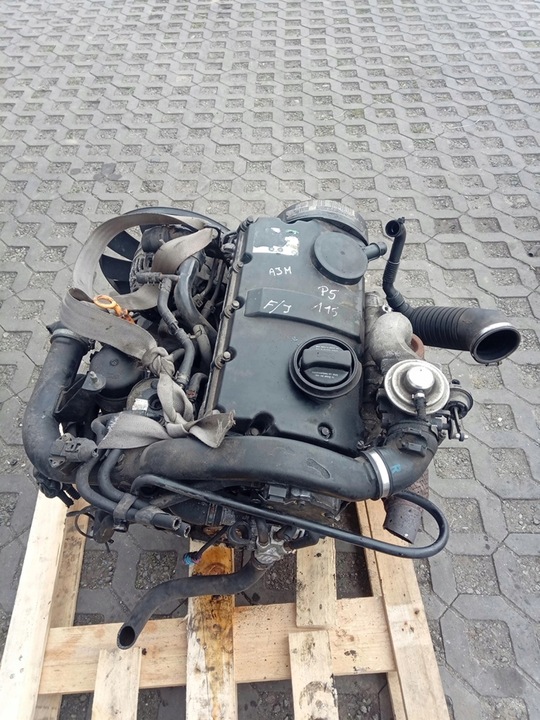 фото №8, Двигун ajm 1.9tdi vw audi голий стійка