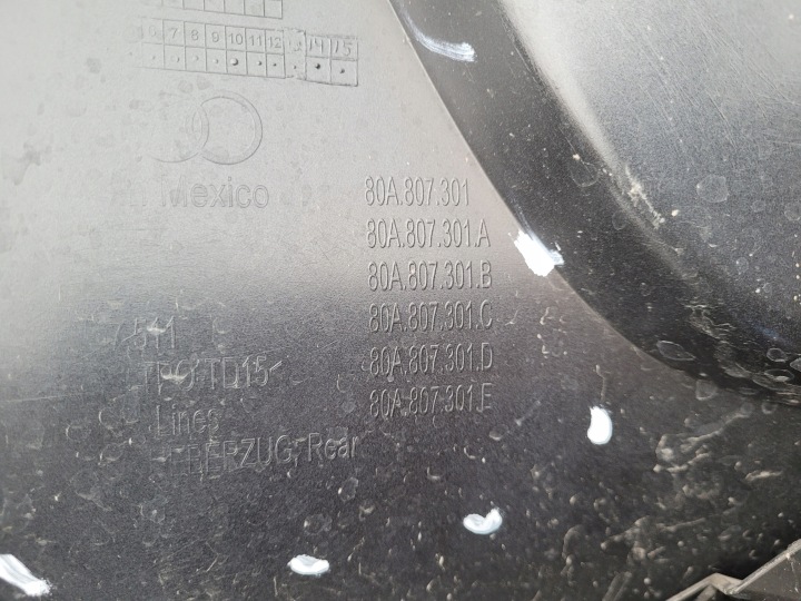 фото №11, Audi q5 ii 80a sq5 | задній бампер s-line 80a807301 | 1758