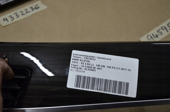 фото №9, Bmw f39 dekor планка решітка панелі консолі декори eu дерево 9332236 9459595