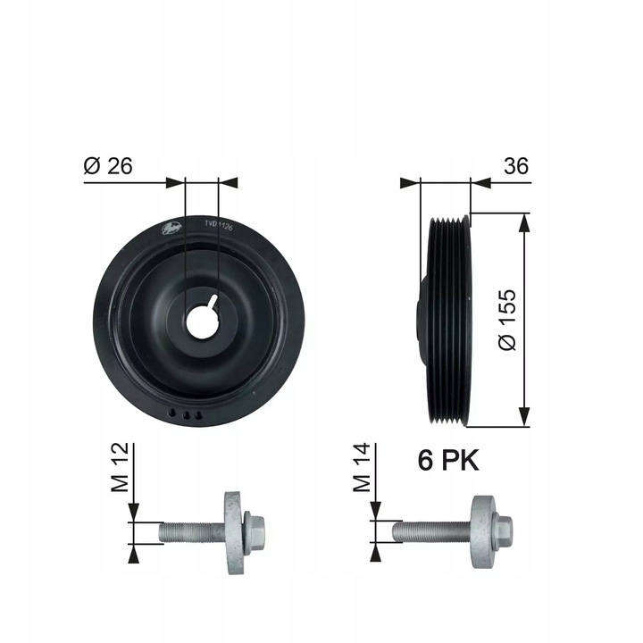 фото №10, Колесо ременное вала