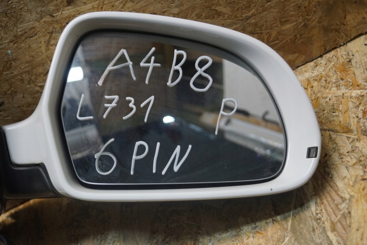 фото №12, Зеркало правое audi a4 b8 6 pin