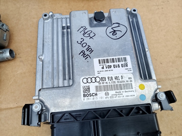 фото №7, Audi a4 b7 3.0 tdi asb блок управления двигателем (эбу) двигателя спидометр комплект
