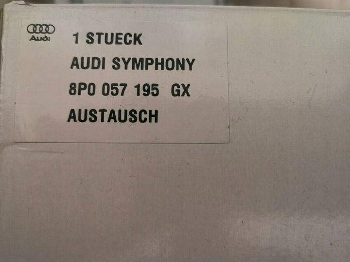 фото №5, Радіо symphony audi a3 8p0057195gx