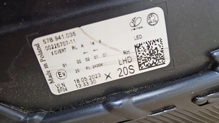 фото №8, Модуль преобразователь led лампы skoda kodiaq рестайлинг 57b