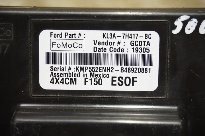 фото №3, Ford f f-150 2019 2020 - блок керування двигуна модуль трансфер case usa