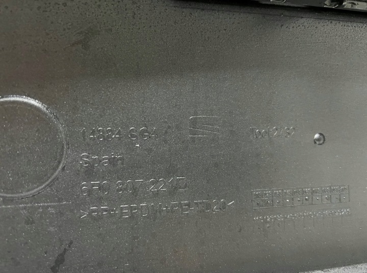 фото №9, Seat ibiza 6j4 iv 4 бампер задній  fr задній спойлер 6j4807421a