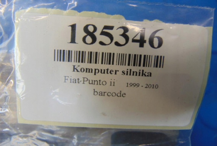 фото №5, Fiat punto ii 1.2 8v компьютер двигателя 0261207901