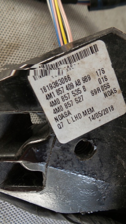 фото №11, Дзеркало ліві audi q7 12 pin 4m0857535b 4m1857409ab 4m0857527 ls9r 2015-19