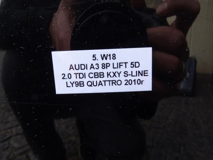 фото №13, Задний бампер ly9b audi a3 8p рестайлинг 08-12r s-line pdc sportback 5d
