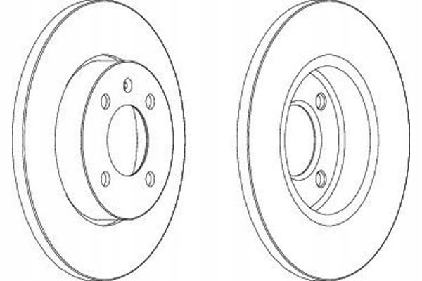 фото №1, Ferodo диски тормозные 2szt seat inca 1.4 i 6k9