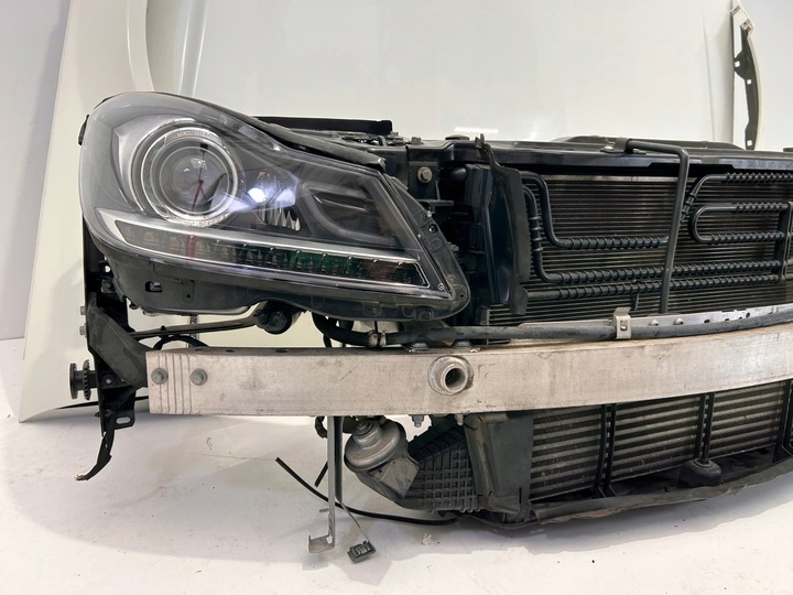 фото №9, Mercedes w204 рестайлінг amg бампер капот крила pas лампи bi ксенон перед