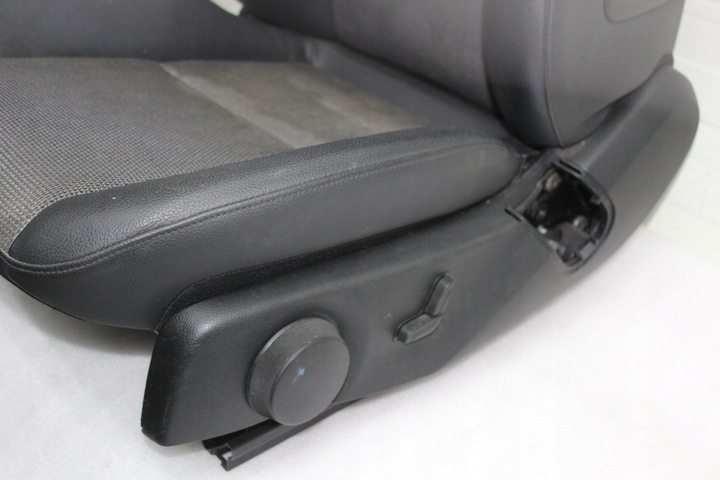 фото №8, Mercedes c w204 сидіння лівий cubes sport amg передній рестайлінг напівшкіра